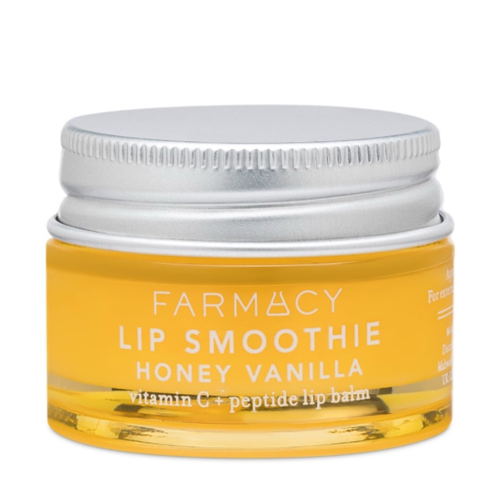 Farmacy Honey Vanilla Lip Smoothie with Yellow Accents